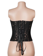 Sexy Hollow Lace-up Court-style Corset for Women