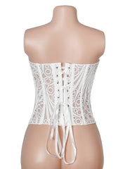 Sexy Hollow Lace-up Court-style Corset for Women