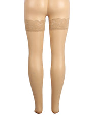 Fishnets Thigh High Stockings Silicone Lace Top Stay Up Sheer Hosiery