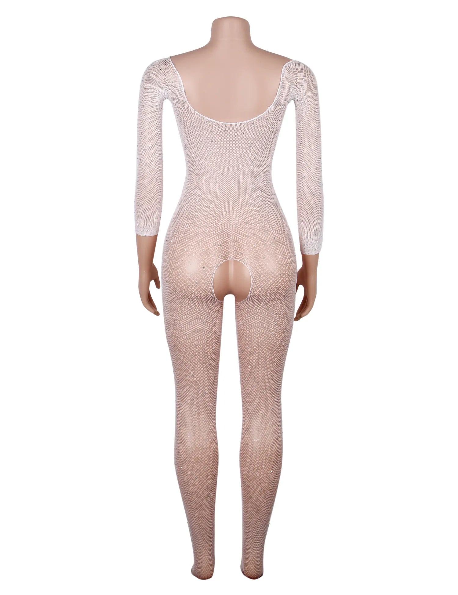 Fishnet Diamonds Long Sleeve Bodystocking
