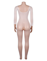 Fishnet Diamonds Long Sleeve Bodystocking