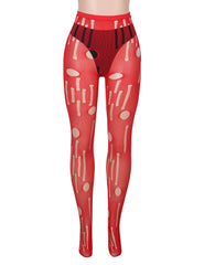 Sexy Open-Crotch Fishnet Pantyhose for Women
