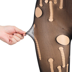 Sexy Open-Crotch Fishnet Pantyhose for Women