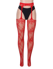 Sexy Floral Fishnet Pantyhose Tights