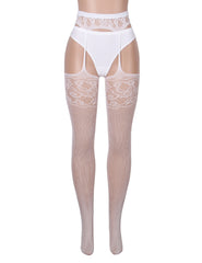 Sexy Jacquard Fishnet Pantyhose Tights
