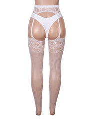 Sexy Jacquard Fishnet Pantyhose Tights