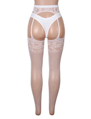 Sexy Jacquard Fishnet Pantyhose Tights