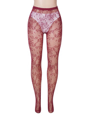 Sexy Vine Flower Fishnet Pantyhose