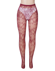 Sexy Vine Flower Fishnet Pantyhose