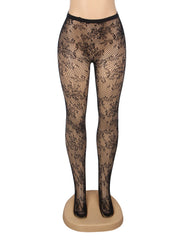 Sexy Vine Flower Fishnet Pantyhose