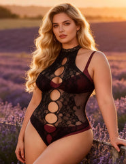 Sexy Halter Neck Backless Bodystocking