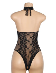 Sexy Halter Neck Backless Bodystocking