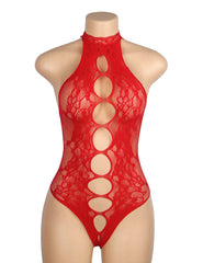 Sexy Halter Neck Backless Bodystocking