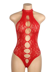 Sexy Halter Neck Backless Bodystocking