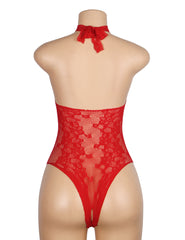Sexy Halter Neck Backless Bodystocking