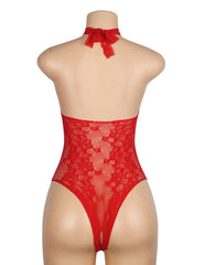 Sexy Halter Neck Backless Bodystocking