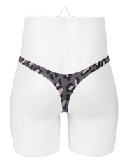 Sexy Zebra Print Men's Thong Underwear