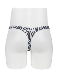 Sexy Zebra Print Men's Thong Underwear