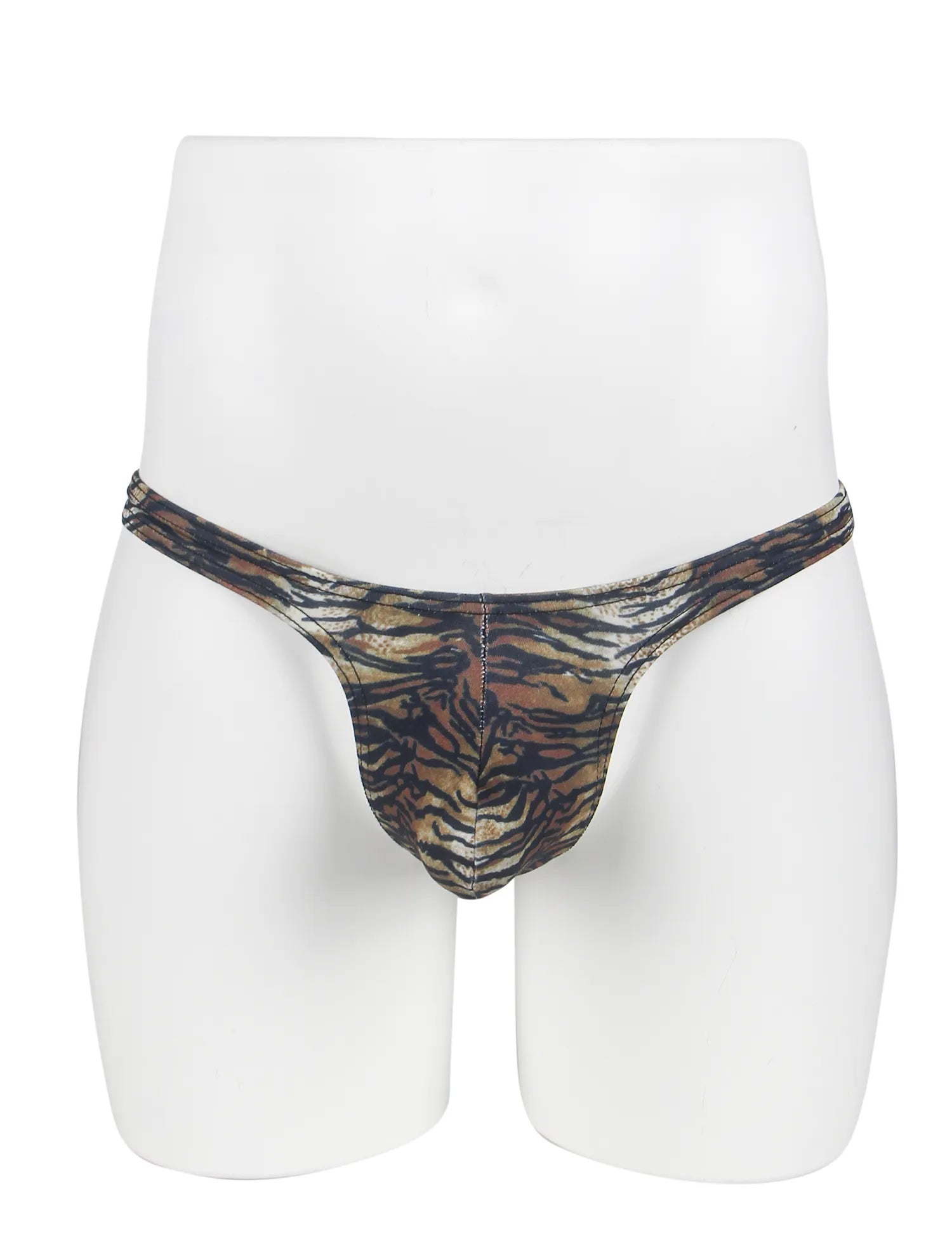 Sexy Zebra Print Men's Thong Underwear