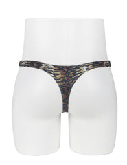 Sexy Zebra Print Men's Thong Underwear