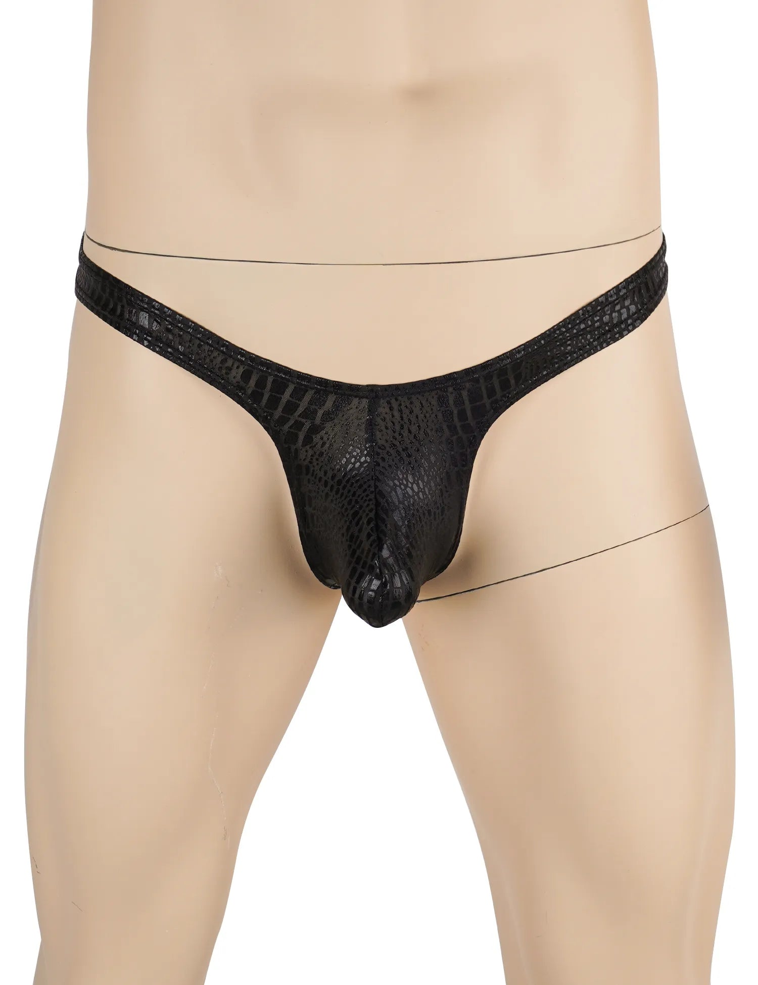 Sexy Zebra Print Men's Thong Underwear