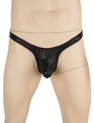 Sexy Zebra Print Men's Thong Underwear