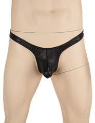 Sexy Zebra Print Men's Thong Underwear