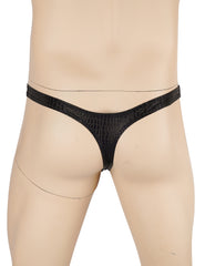 Sexy Zebra Print Men's Thong Underwear