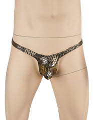 Sexy Zebra Print Men's Thong Underwear