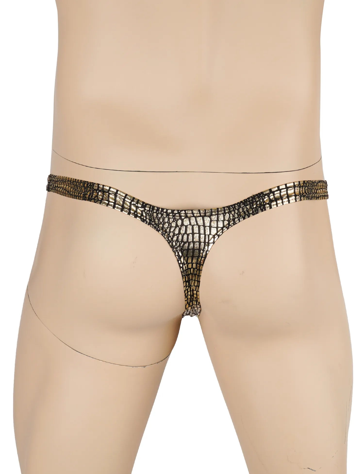 Sexy Zebra Print Men's Thong Underwear