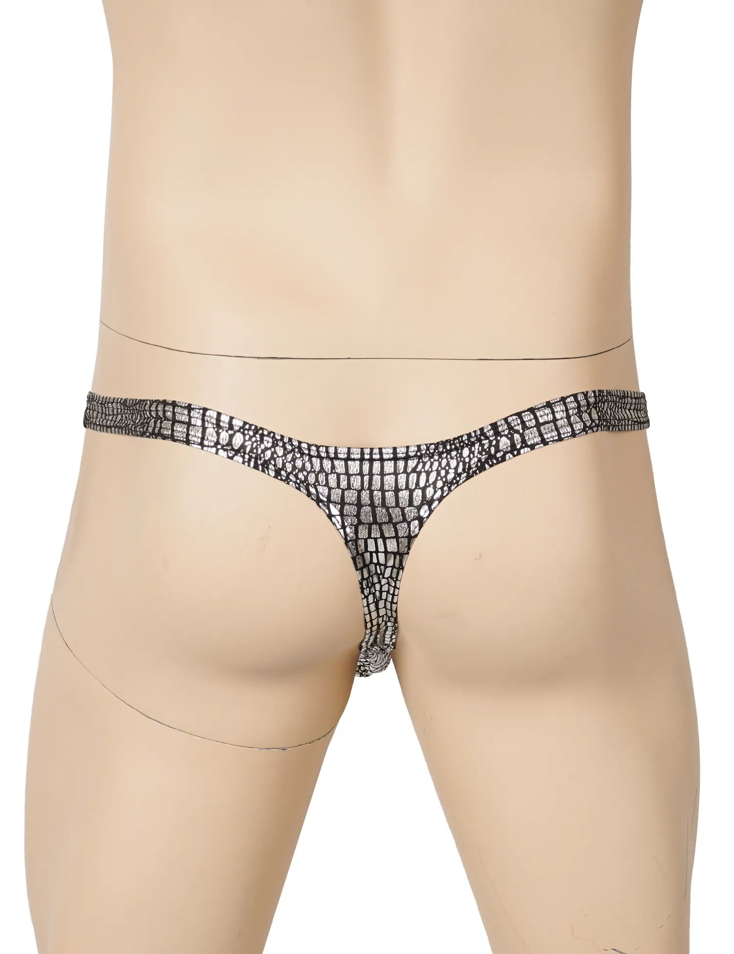 Sexy Zebra Print Men's Thong Underwear
