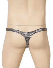Sexy Zebra Print Men's Thong Underwear