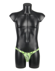 Sexy Zebra Print Men's Thong Underwear