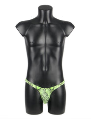 Sexy Zebra Print Men's Thong Underwear