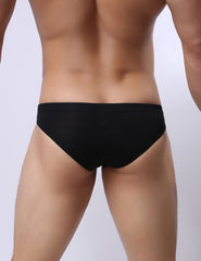 Sexy Hollow-Cut Ice Silk Men's Brief
