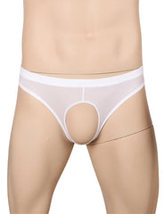 Sexy Hollow-Cut Ice Silk Men's Brief