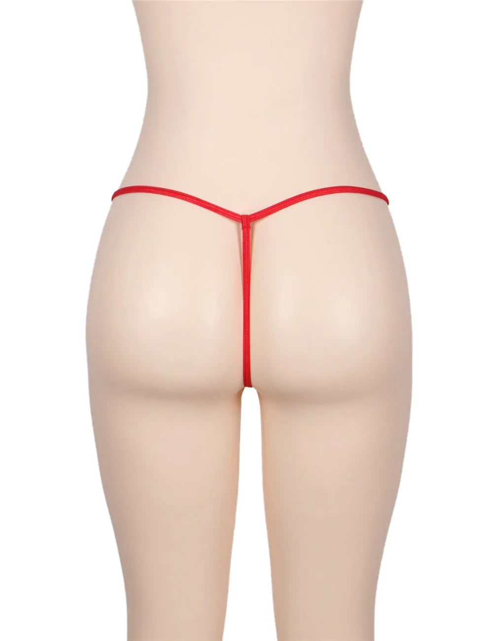 Delicate Crotchless Floral Lace String