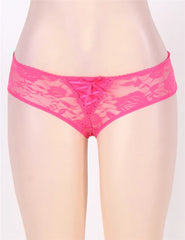 Sexy Women Intimate Lingerie Underwear Strappy Lace Panty