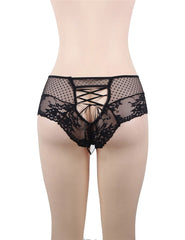 Sexy High Waist Lace Strappy Panty