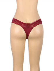 Floral Lace Cheeky Panty