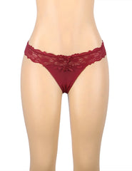 Floral Lace Cheeky Panty