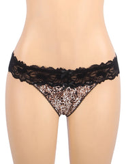 Floral Lace Cheeky Panty