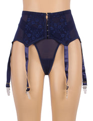 Sexy Lace Garter Five Hook and Eye Panty
