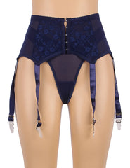 Sexy Lace Garter Five Hook and Eye Panty