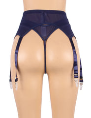 Sexy Lace Garter Five Hook and Eye Panty