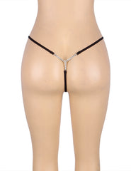 G-String With Diamond Back