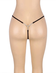 G-String With Diamond Back