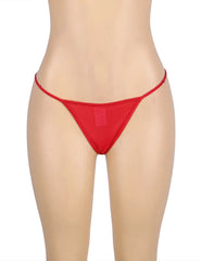G-String With Diamond Back