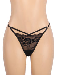 Sexy Lace Hollow Out Women Thong Underwear