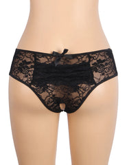 Sexy Lace Crotchless Panty
